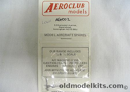 Aeroclub 1/72 Lewis Mk.3 Machine Guns (2) - Air Cooled, G002 plastic model kit